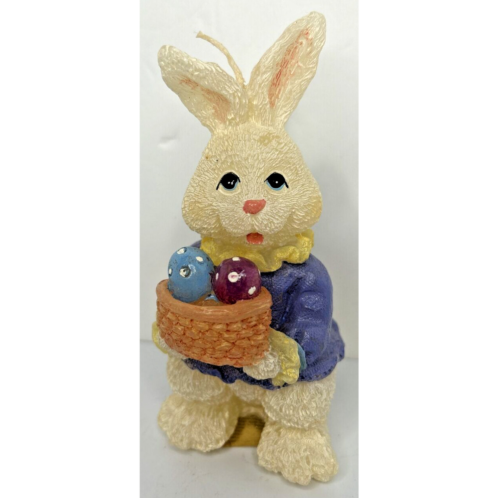 Vintage Decorative Easter Bunny Candle 5.5" SKU H325